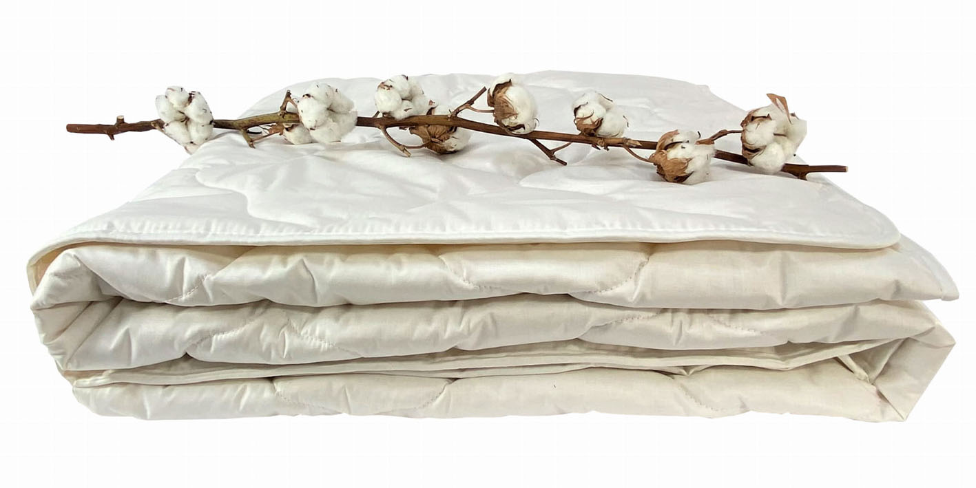 Kołdra i poduszka 100% bawełna Poldaun Bilcza ecotton